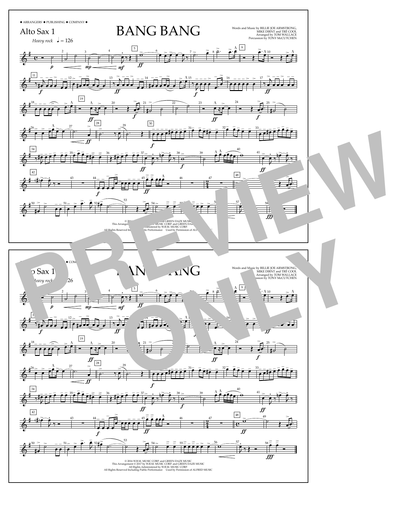Product picture to: Bang Bang - Alto Sax 1