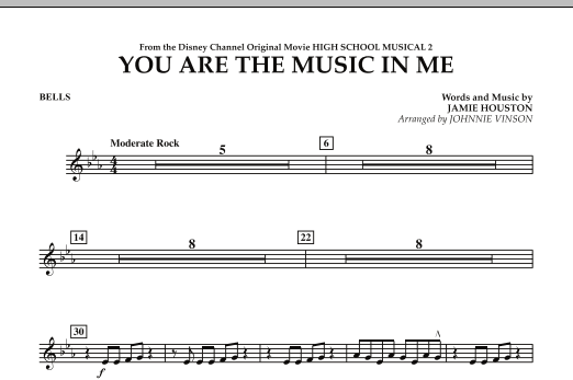 Product picture to: You Are The Music In Me (from High School Musical 2) - Bells