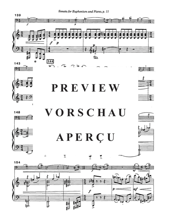 Product gallery: Page 11 of 21 Sonata for Euphonium , , (euphonium + piano)