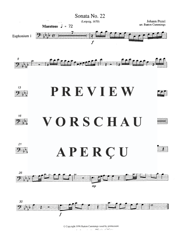 Produktgalerie: Seite 6 von 10 Sonata No. 22, , Tuba Quintett EEETT