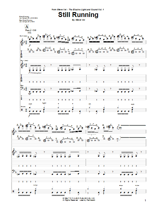 Produktgalerie: Seite 1 von 1 Still Running, Steve Vai, Gitarre