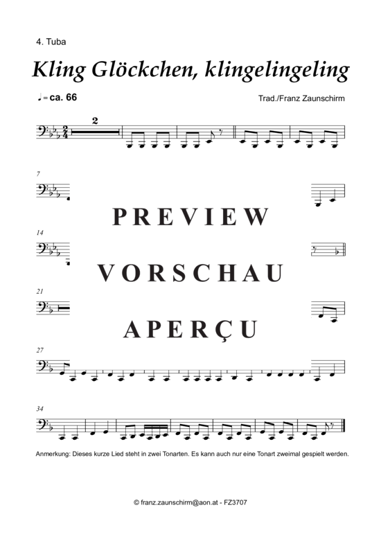 Product gallery: Page 7 of 7 Kling, Glöckchen kling , , (Tuba Quartet)
