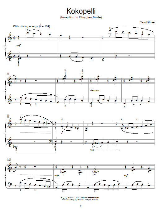 Produktbild zu: Kokopelli (Invention In Phrygian Mode)
