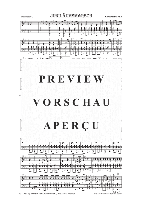 gallery: Jubiläumsmarsch, , (large wind orchestra)