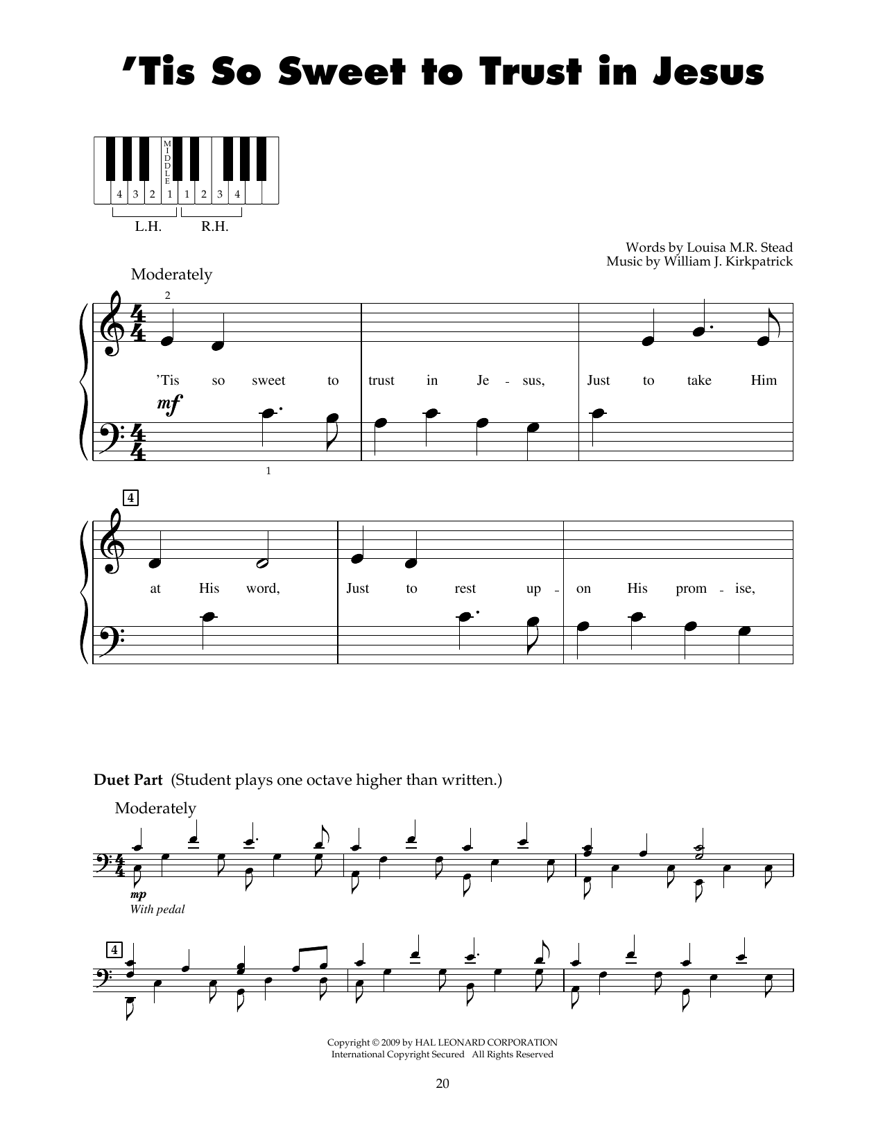 Produktbild zu: 'Tis So Sweet To Trust In Jesus