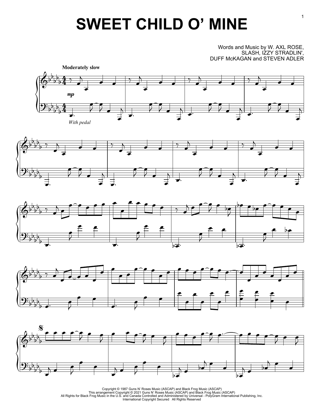 Produktbild zu: Sweet Child O' Mine [Classical version]