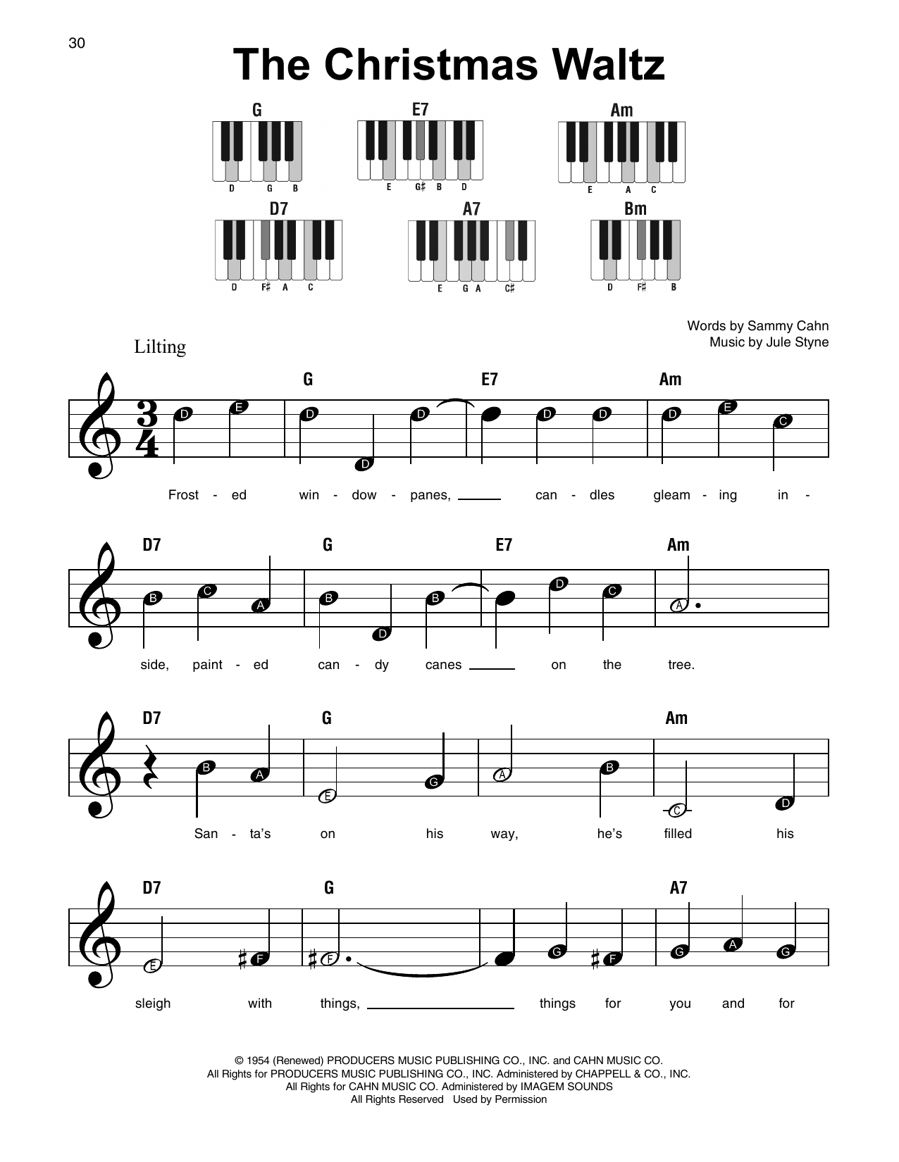 Produktbild zu: The Christmas Waltz