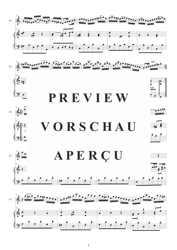 Product gallery: Page 4 of 11 Flöten Sonate in C-Dur BWV 1033, , Flöte und Cembalo/Klavier