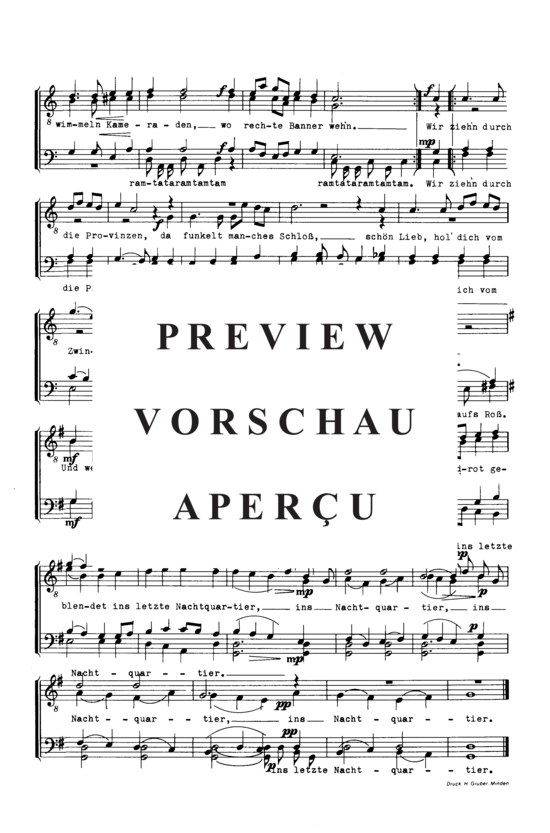 Product gallery: Page 3 of 3 Frühlingsmarsch , , (male choir)