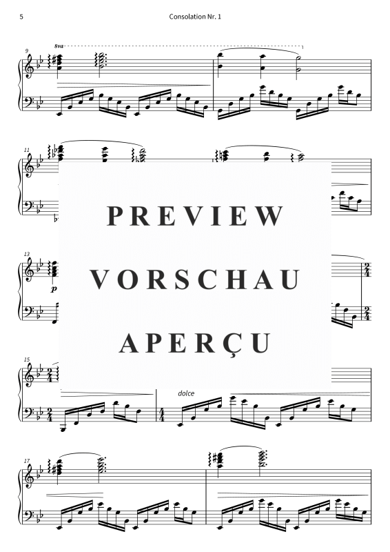 gallery: 3 Consolations - Harmonien des Trostes und der Hoffnung, , (Klavier Solo)