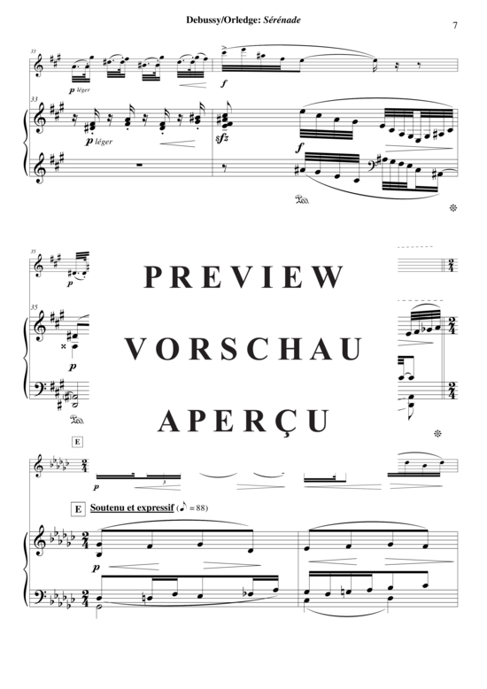 Product gallery: Page 8 of 21 Sérénade for violin and piano , , (violin + piano)