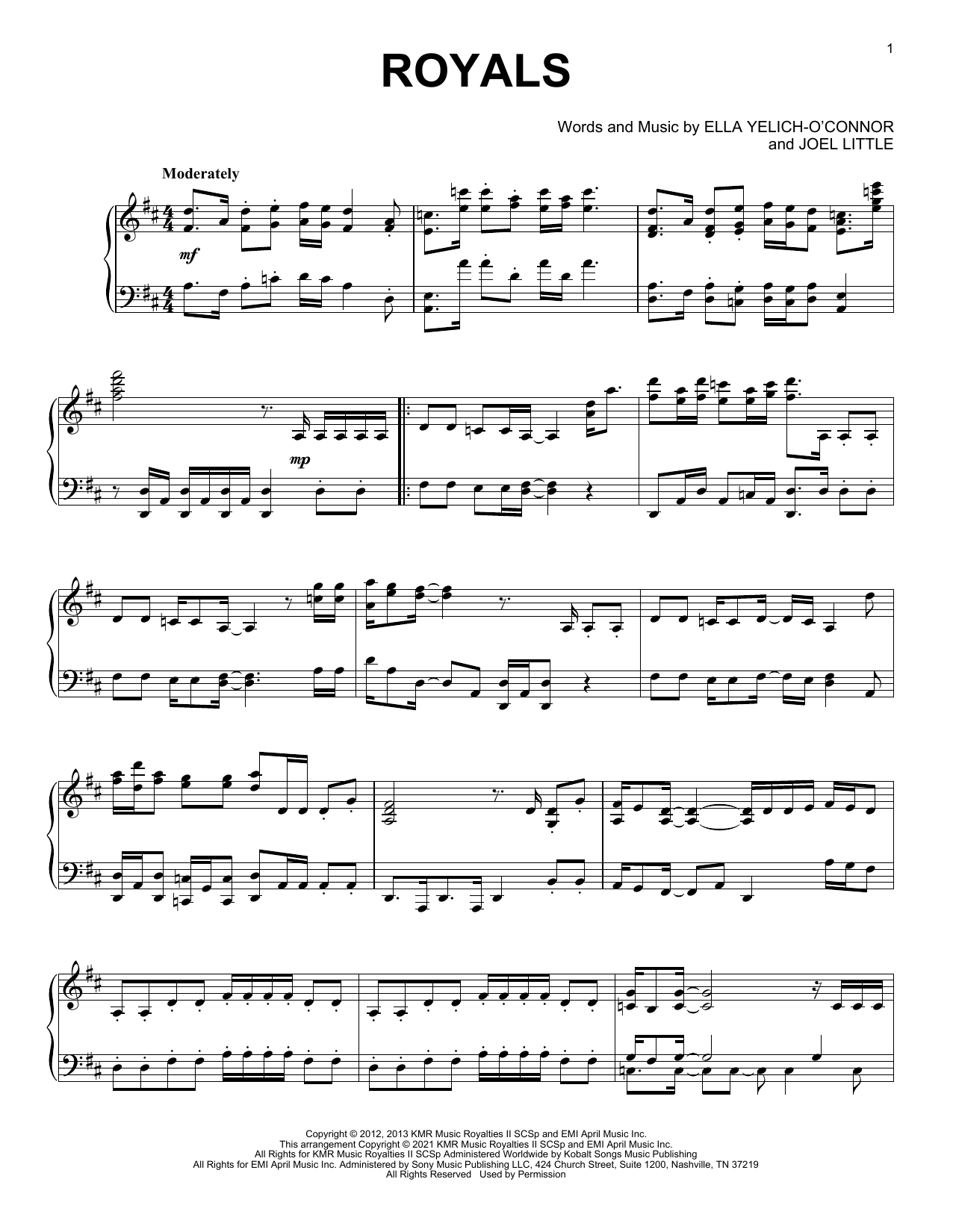 Produktbild zu: Royals [Classical version]