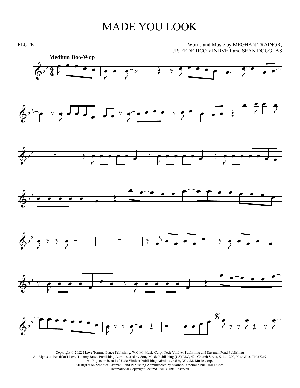 Product gallery: Page 1 of 1 Made You Look, Meghan Trainor