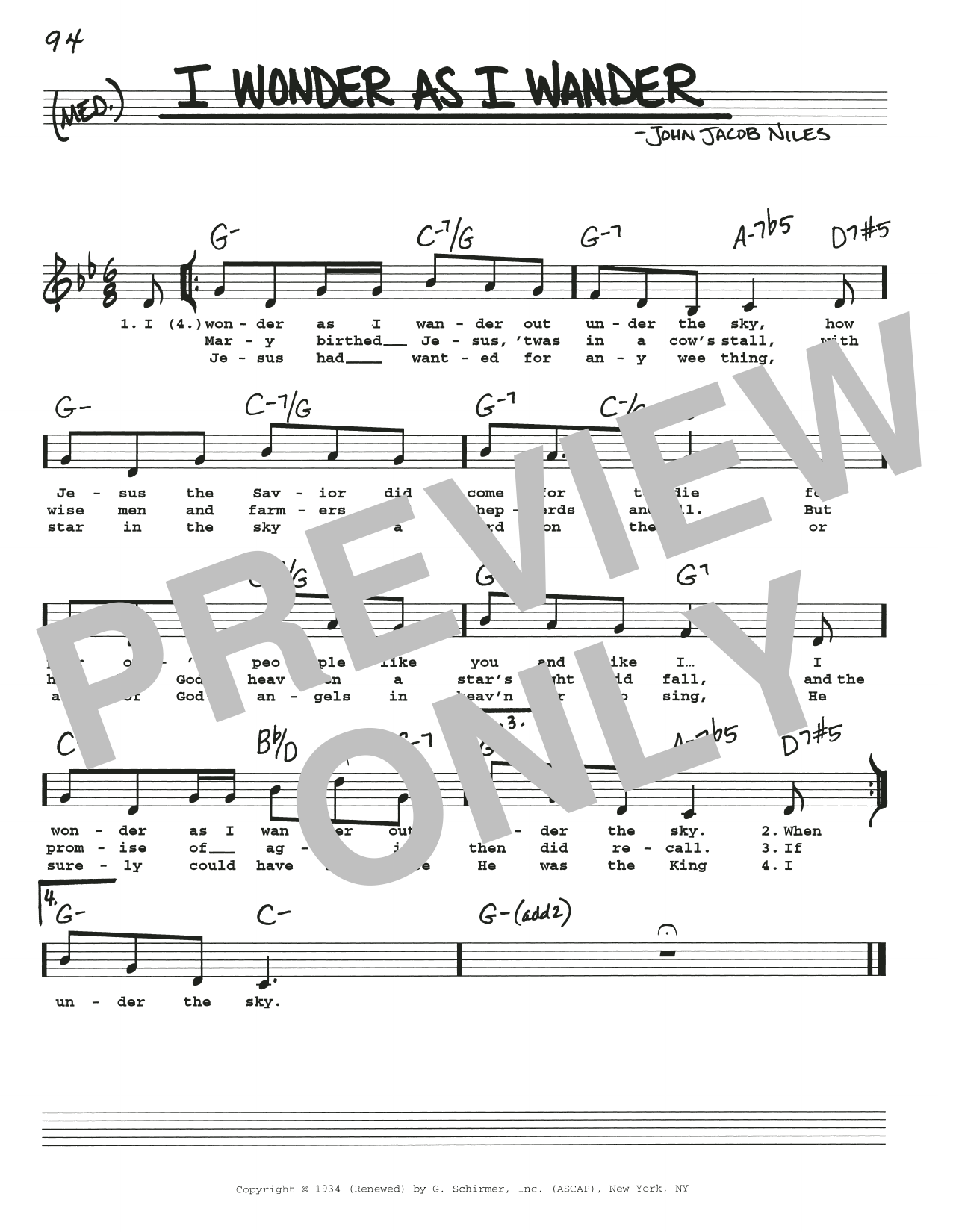 Product gallery: Page 1 of 1 I Wonder As I Wander, John Jacob Niles