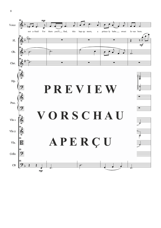 Produktgalerie: Seite 11 von 11 Wexford Carol, , Solo Gesang und kleines Orchester