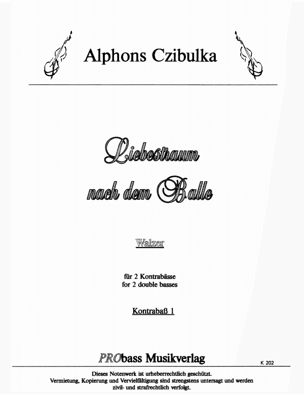 Product picture to: Liebestraum nach dem Balle - Walzer