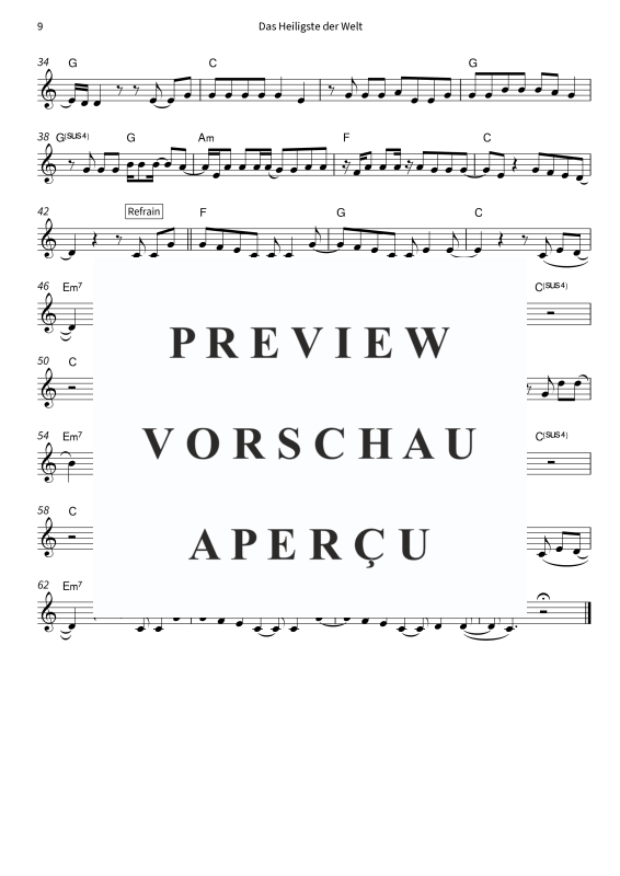 Produktgalerie: Seite 11 von 11 Das Heiligste in Gold - Sechs ausgewählte Berge-Lieder, Berge, Tenor Saxophon Solo
