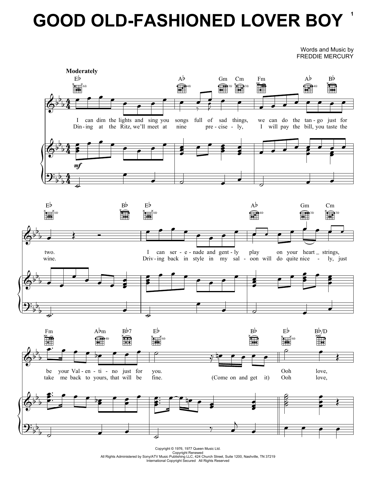 Produktbild zu: Good Old-Fashioned Lover Boy