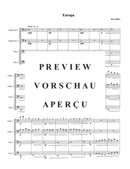 Product gallery: Page 4 of 9 Europa , , (Tuba Quartett EETT)