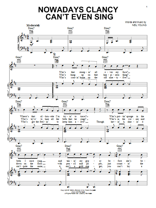 Produktbild zu: Nowadays Clancy Can't Even Sing
