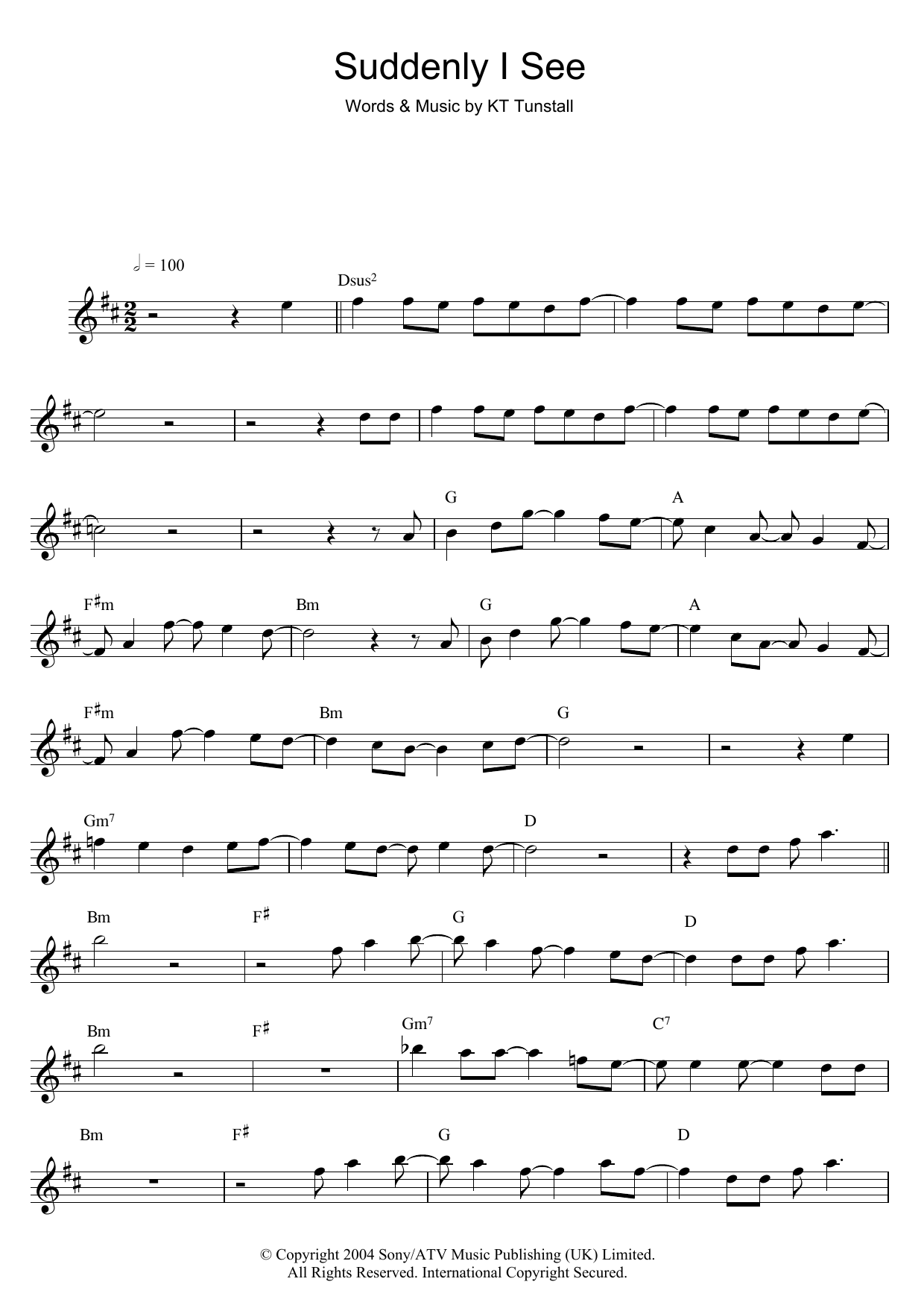 Product gallery: Page 1 of 1 Suddenly I See, KT Tunstall