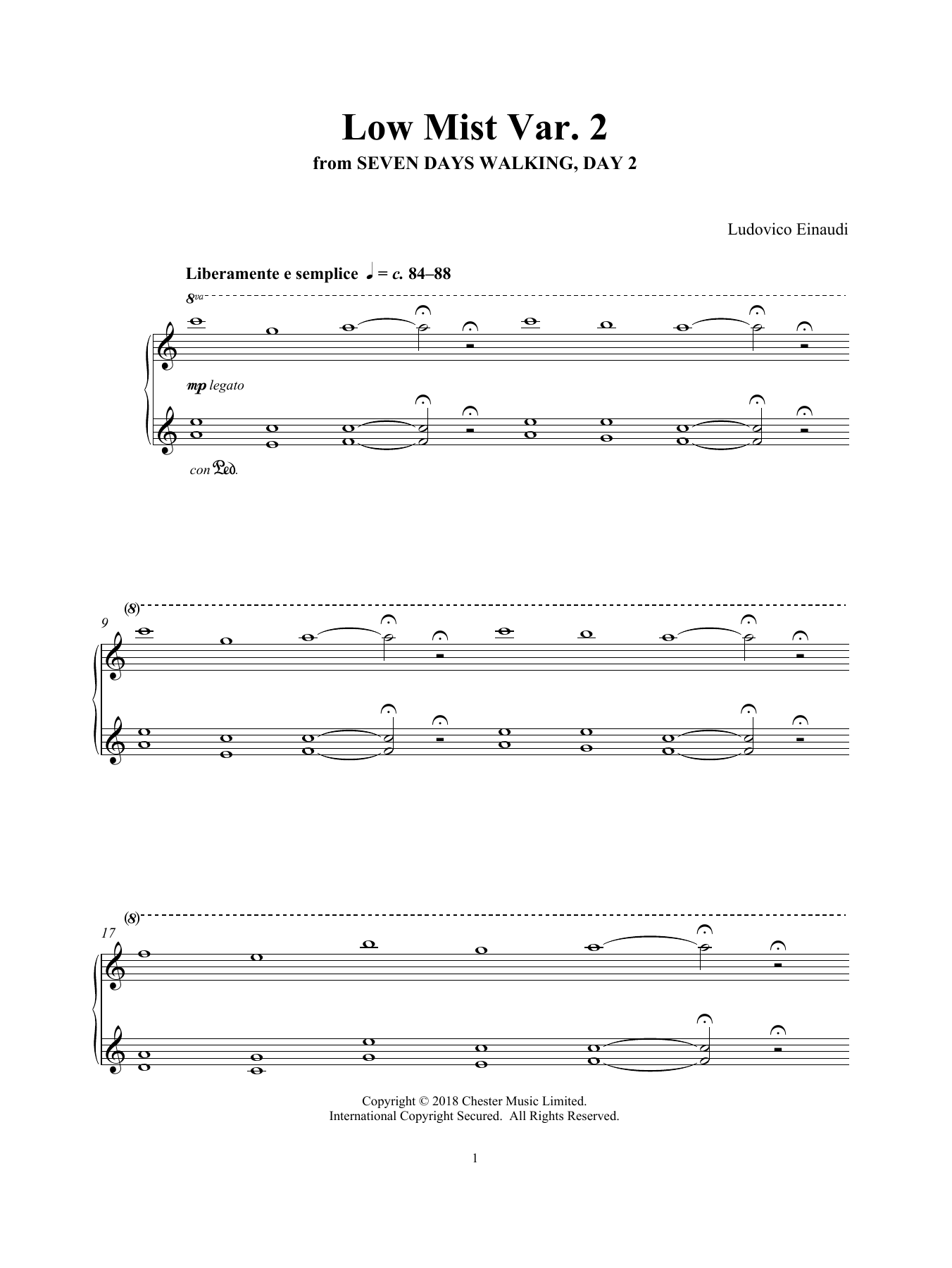 Produktbild zu: Low Mist Var. 2 (from Seven Days Walking: Day 2)