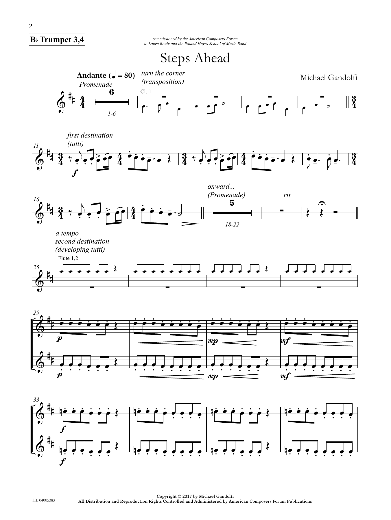 Product picture to: Steps Ahead - Bb Trumpet 3,4