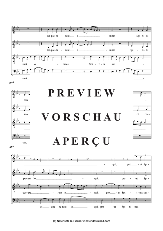 gallery: Loquebantur variis linguis Apostoli , , (Gemischter Chor)