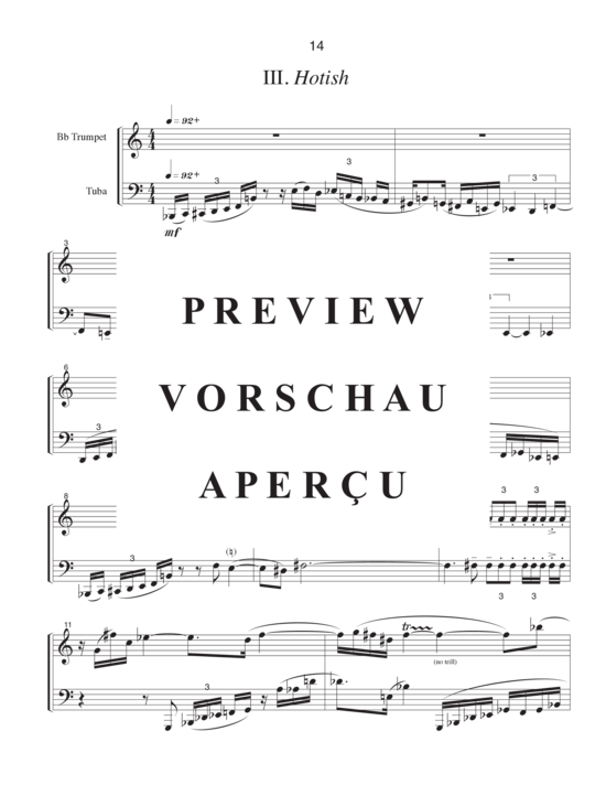 Produktgalerie: Seite 18 von 21 Three Jazzicals , , (Trompete und Tuba)