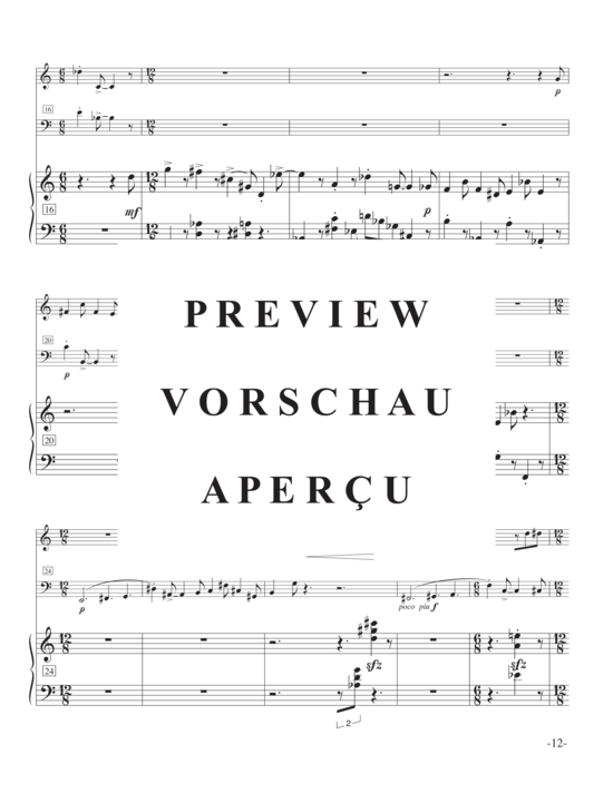 Product gallery: Page 15 of 21 Fugue and Postlude , , (flute, bassoon and piano)