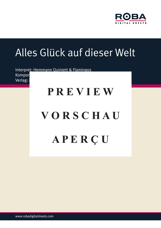 Product gallery: Page 2 of 3 Alles Glück auf dieser Welt , , (accordion)