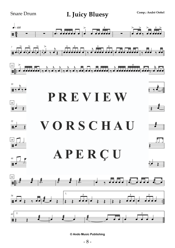 Produktgalerie: Seite 10 von 11 5 Ensemble Pieces for three Percussionists, , Percussion Ensemble Trio