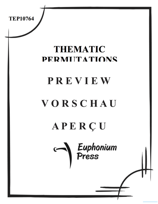 Product gallery: Page 2 of 21 Thematic Permutations , , (Tuba Quartett EETT)