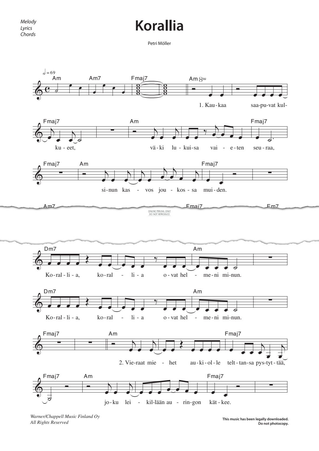 Product gallery: Page 1 of 1 Korallia, Claudia