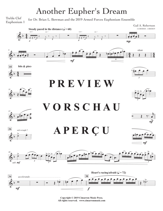 Product gallery: Page 14 of 21 Another Eupher´s Dream , , (Euphonium Ensemble 8 parts)