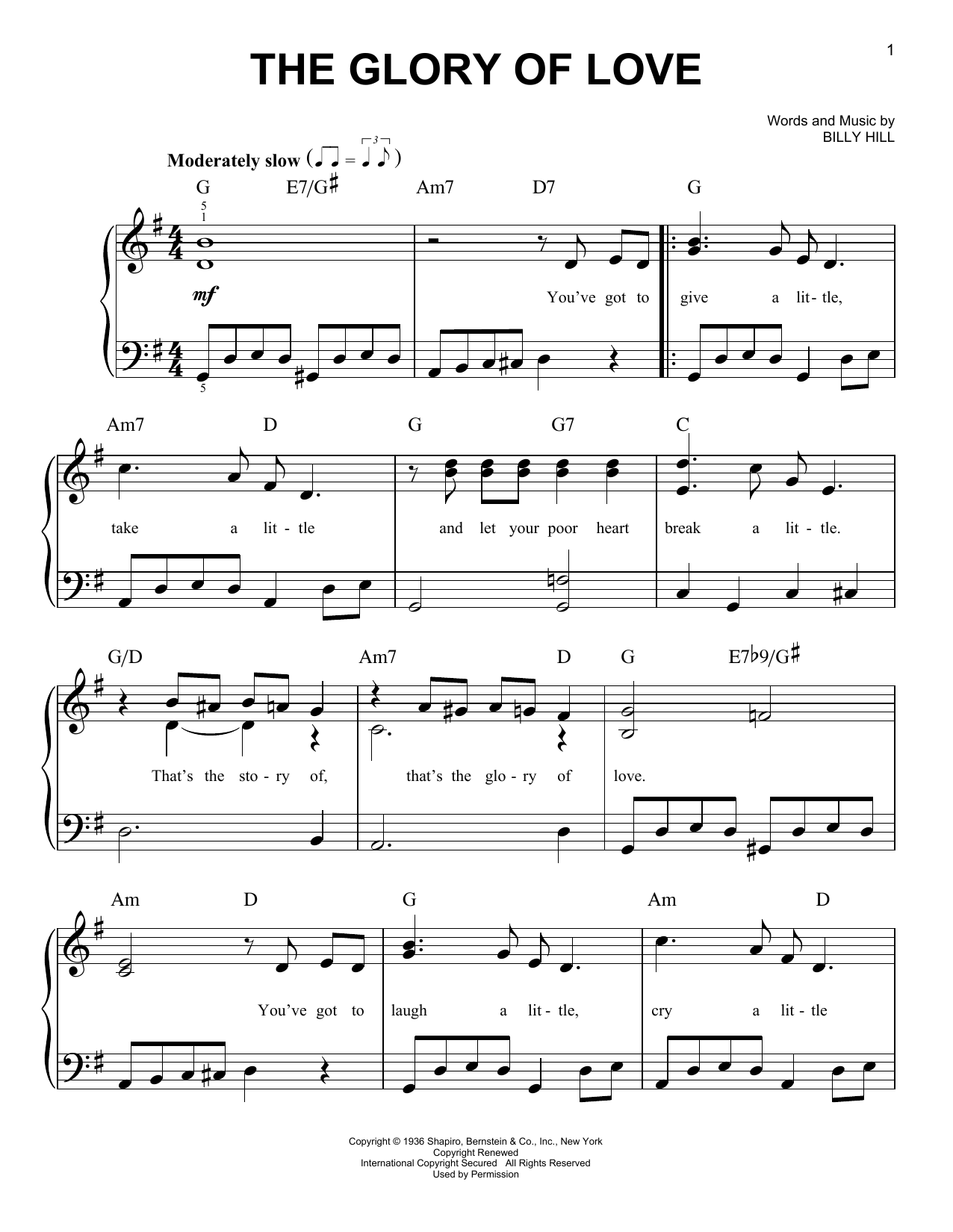 Produktbild zu: The Glory Of Love