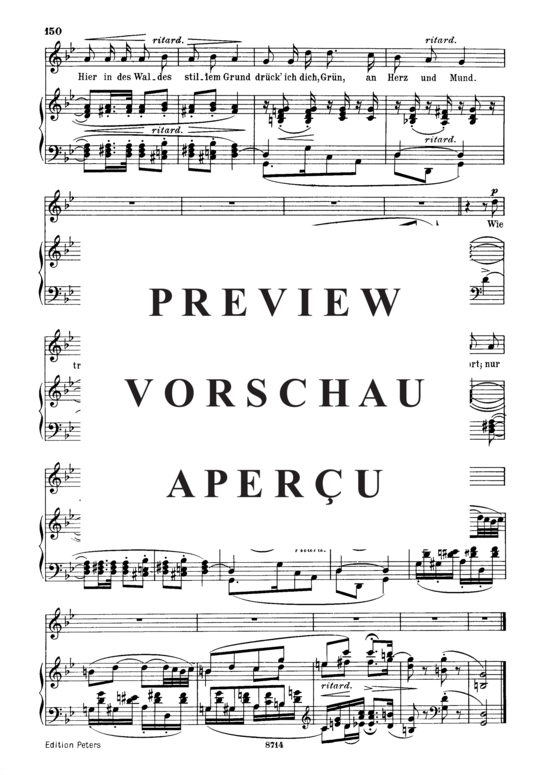 gallery: Erstes Grün Op. 35 No.4 , , (Gesang mittel + Klavier)