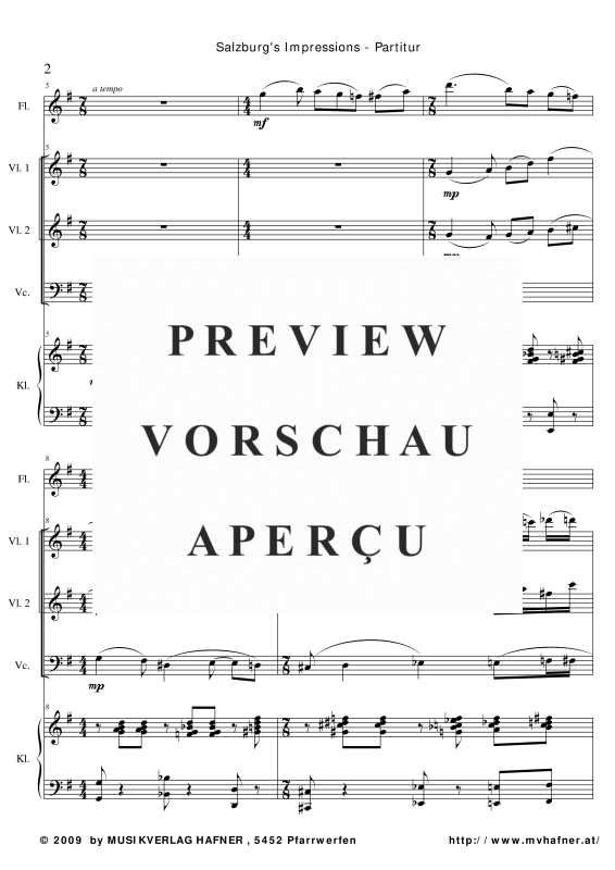 Product gallery: Page 6 of 11 Salzburg´s Impressions, , (Mixed ensemble)