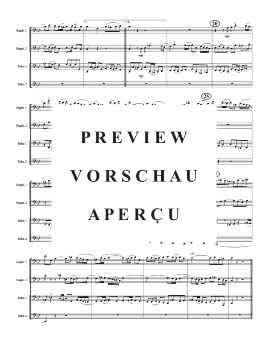 Product gallery: Page 3 of 9 Wer Nur Den Lieben Gott Lasst Walten , , (2x Baritone, 2x Tuba)