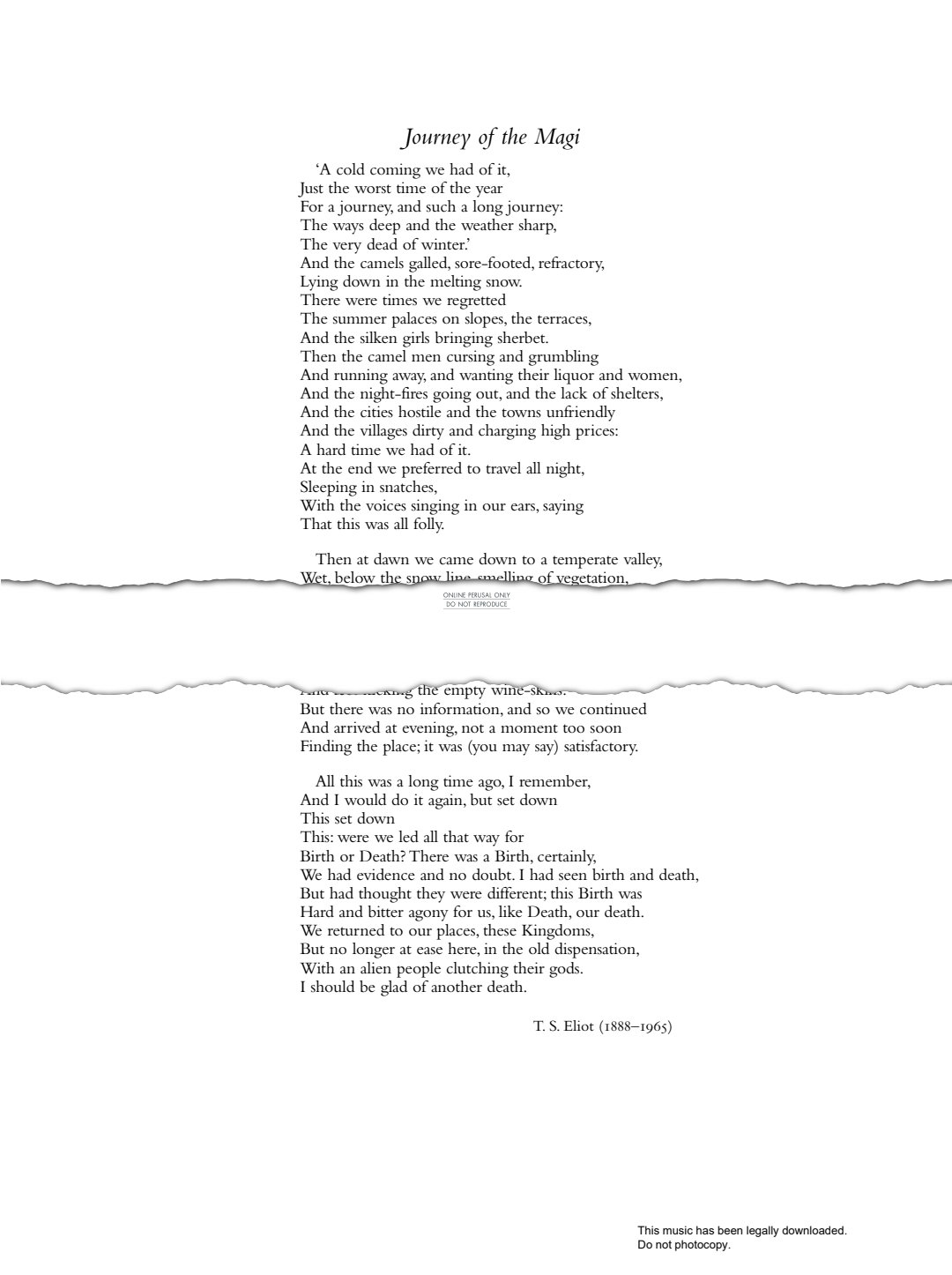 Produktbild zu: Canticle IV