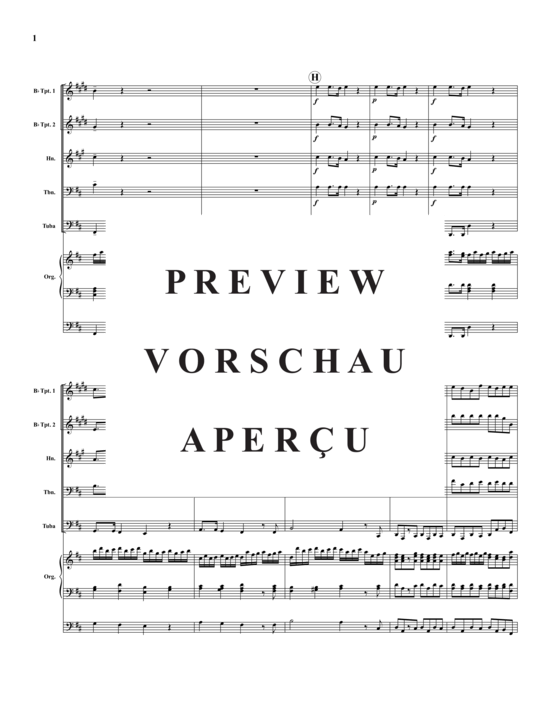 gallery: Zadok the Priest , , (Blechbläser-Quintett + Orgel)