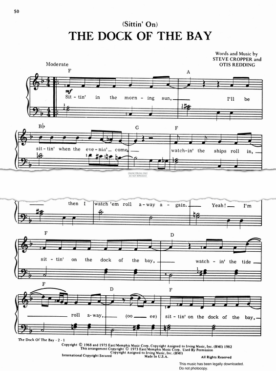 gallery: (Sittin' On) The Dock Of The Bay, Otis Redding