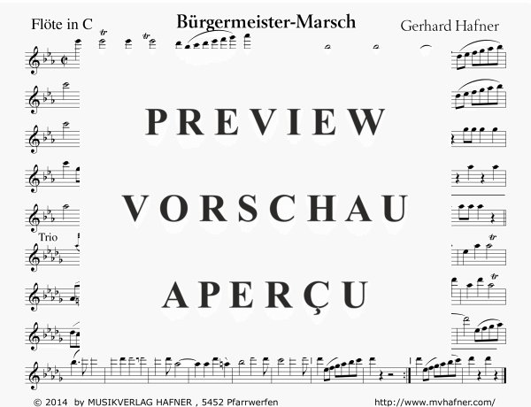 Product gallery: Page 7 of 11 Bürgermeister-Marsch, , (large wind orchestra)
