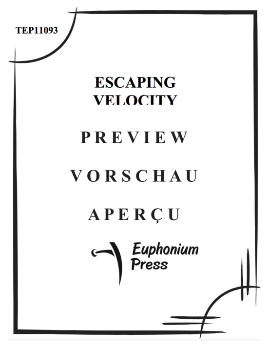 Produktgalerie: Seite 2 von 11 Escaping Velocity , , (Tuba Duett für Euphonium + Tuba)