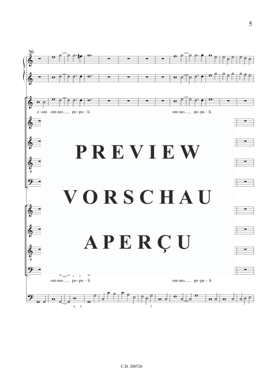 gallery: Laudate Dominum , , (2 Chöre 9-stimmig, 2 Violinen und BC)