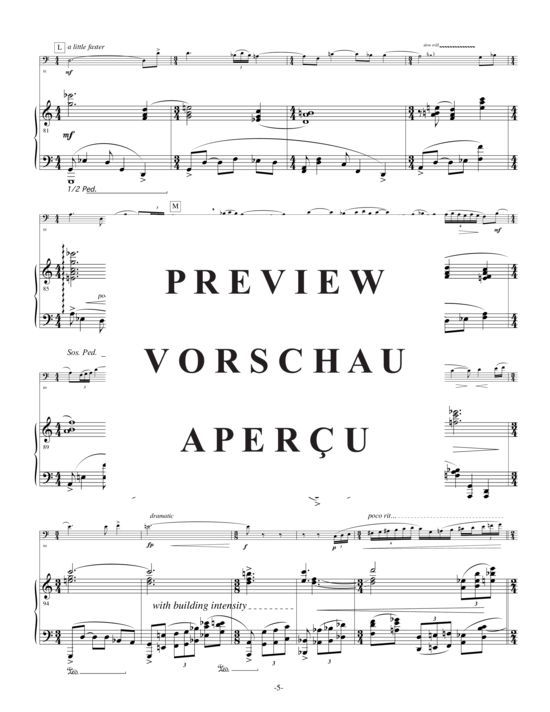 Product gallery: Page 6 of 13 Romanza de Dulcinea , , (baritone/trombone + piano)