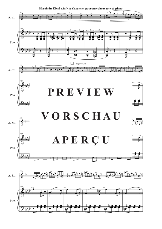 Product gallery: Page 12 of 21 Solo de Concours , , (alto saxophone + piano)