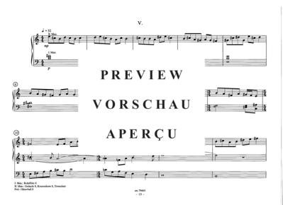Product gallery: Page 15 of 15 Stoßgebete , , (Orgel Solo)
