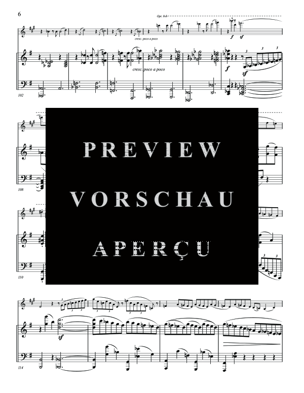 Product gallery: Page 10 of 11 Sonate in G Major, Op. 78, , (clarinet in Bb and piano)