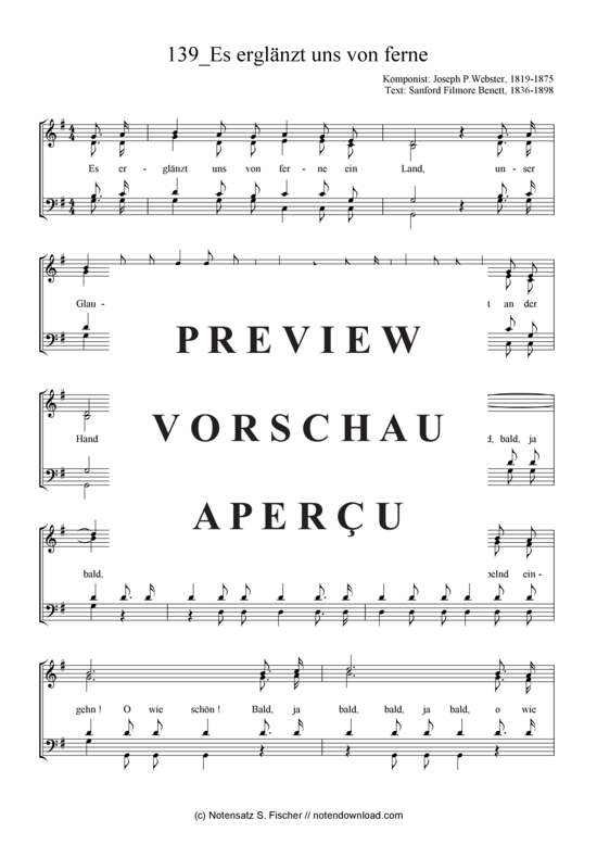 Product gallery: Page 2 of 3 es erglänzt uns von ferne , , (mixed choir)